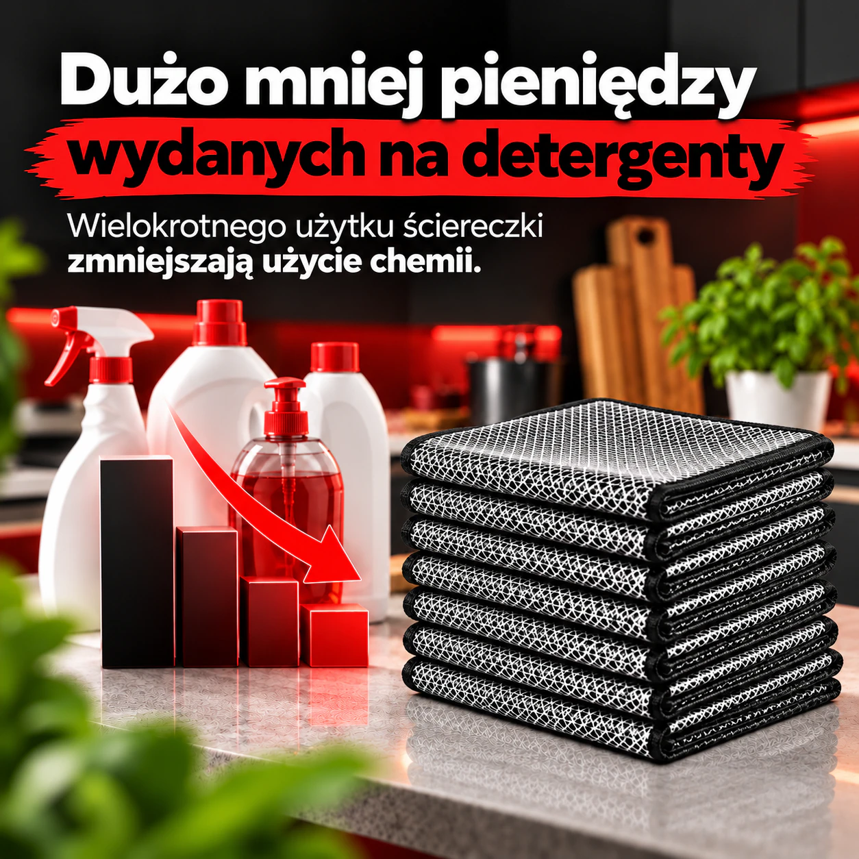 Raz wydajesz, oszczędzasz między 25-50 zł miesięcznie na chemii i produktach do sprzątania